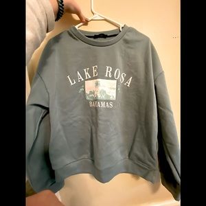 Sweatshirt, great for fall, lightweight, sage green, worn once.